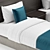 Hotel Room Single Bed: Compact 3D model small image 3