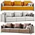 Elegant Dodo Sofa for Modern Spaces 3D model small image 1