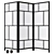 Modern Folding Room Divider Stand 3D model small image 2