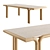 Elegant Imane Dining Table Design 3D model small image 2
