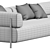 Versatile Palo Modular Corner Sofa 3D model small image 3