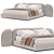  Modern Minimalistic Vao Bed 3D model small image 1