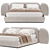  Modern Minimalistic Vao Bed 3D model small image 2