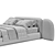  Modern Minimalistic Vao Bed 3D model small image 3