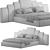 Luxury Kara Bed 2015 Model 3D model small image 4