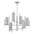 Crystal Elegance Chandelier 3D model small image 2