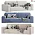 Modern Viena Sofa Model 3D model small image 1