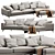 Modern Chaise Lounge Design 3D model small image 2