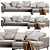 Modern Chaise Lounge Design 3D model small image 4