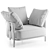 Arketipo Modern Outdoor Seating 3D model small image 5