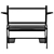 Gamer Desk IKEA FREDDEprintStats 3D model small image 2