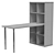 IKEA Desk KALLAX LAGKAPTEN Combo 3D model small image 6