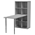 IKEA Desk KALLAX LAGKAPTEN Combo 3D model small image 7