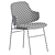 Modern Danish Penguin Dining Chair 3D model small image 3