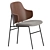 Modern Danish Penguin Dining Chair 3D model small image 6