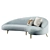 Chic Ether Curved Sofas Collection 3D model small image 4