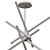 Modern Parallax LED Chandelier by dweLED 3D model small image 2