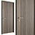 Rustic Style Wooden Doors Set 3D model small image 6