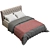 Modern Jenny Two Panel Bed 3D model small image 3