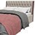 Modern Jenny Two Panel Bed 3D model small image 4
