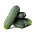  Crisp Fresh Cucumbers 3D model small image 5