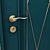 Green Rombo Door - Elegant Design 3D model small image 2