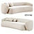 Modern Elegance RENE Sofa Set 3D model small image 7