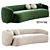 Modern Elegance RENE Sofa Set 3D model small image 1