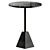 Black Marble Side Table 3D Model 3D model small image 3