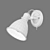 Denley Wall Light Black Gold 3D model small image 2