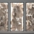 Luxury Eco Decor Set 3D model small image 3