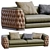 Modern Leather Sofa Plaza (2013) 3D model small image 6