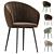 Neyton Velvet Green Armchair 3D model small image 4