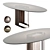 Modern Elegance: Swansea Dining Table 3D model small image 1