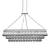 Luxury Balthazar Oval Chandelier 3D model small image 2