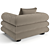 Luxury Eichholtz Coachella Armchair 3D model small image 4