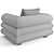 Luxury Eichholtz Coachella Armchair 3D model small image 7
