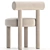 Modern Velvet Chair Gropius Model 3D model small image 9