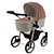 Venicci Pure Rose Stroller 3D model small image 5