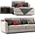 Modern Horm Ellington Sectional Chaise 3D model small image 4