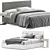 Luxury Bed S8 Evita 3D 3D model small image 2
