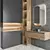 Versatile Bathroom Furniture Set 70 3D model small image 4