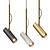 Sleek Pendant Lamp Collection 3D model small image 3