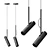 Sleek Pendant Lamp Collection 3D model small image 4