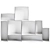 Eco-friendly Modular Bookcase Furniture 3D model small image 3