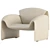 Elegant Le Club Armchair Design 3D model small image 5