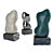 Title: Amorph Metal Plaster Figure 3D model small image 1