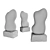 Title: Amorph Metal Plaster Figure 3D model small image 6
