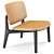 Sleek Curve Poliform Armchair 3D model small image 1