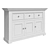 Forest Sideboard Chest 3 Doors 3D model small image 3